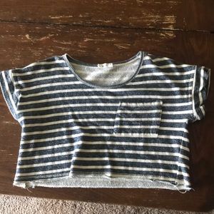 Striped crop top